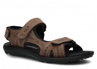 Pánske sandále NAGABA 265 olivová crazy koža