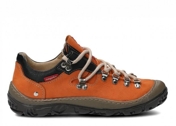Trekové obuv NAGABA 054 oranžová campari koža