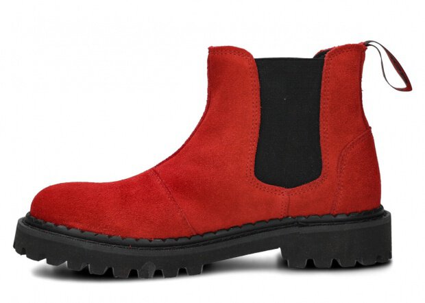 Dámske trekové topánky NAGABA 620 červená velúrové koža