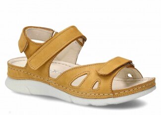 Dámske sandále NAGABA 102 žltá samuel koža