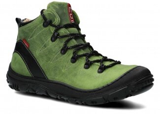 Trekové topánky NAGABA 240 svetlá zelená crazy koža