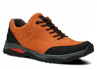 Pánske trekové obuv NAGABA 408 oranžová campari koža