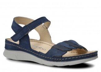 Dámske sandále NAGABA 101 modrá samuel koža