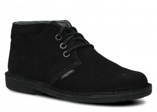 Topánky NAGABA 074 čierna velúrové koža
