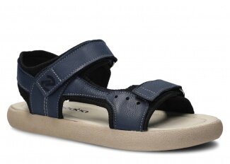 Dámske sandále NAGABA 025 modrá rustic koža