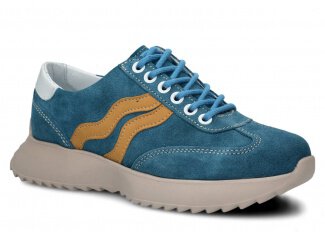 TOPÁNKY PRE MLÁDEŽ MODEL 127 JEANS VELÚROVÉ - ROZMER 37