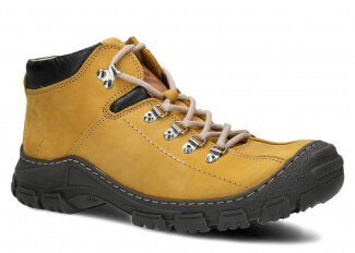 Pánske trekové topánky NAGABA 456 žltá crazy koža