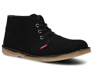 Topánky NAGABA 082 čierna velúrové koža