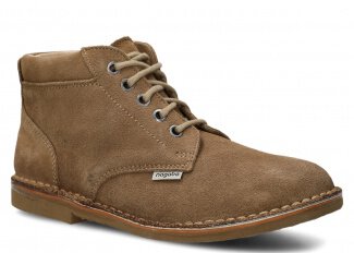 ČLENKOVÉ PÁNSKE MODEL 0761 BÉŽOVÁ VELÚROVÉ - ROZMER 42