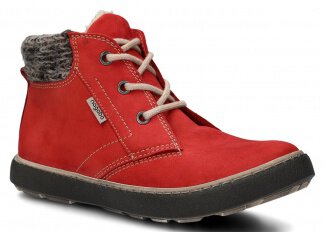 ČLENKOVÉ PRE MLÁDEŽ MODEL 298 ČERVENÁ SAMUEL + KOŽUŠINKA - ROZMER 40