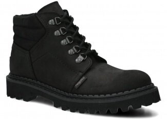 ČLENKOVÉ PRE MLÁDEŽ MODEL 1121 ČIERNA CRAZY + PLSŤ - ROZMER 41