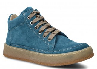 PÁNSKE TOPÁNKY NAGABA 6101 JEANS  VELÚROVÉ - ROZMER 38