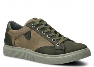 Pánske obuv NAGABA 4341 khaki crazy koža