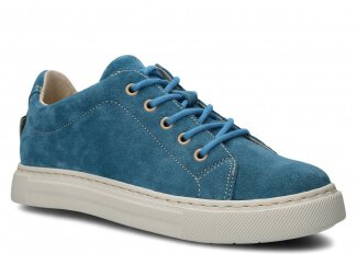 Poltopánky NAGABA 607 jeans velúrové koža