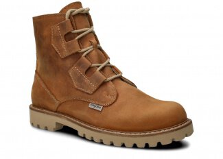 Pánske traper topánky NAGABA 488/1 hnedá crazy koža