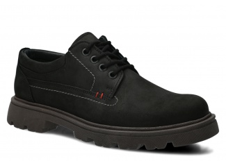 Pánske obuv NAGABA 475 čierna crazy koža