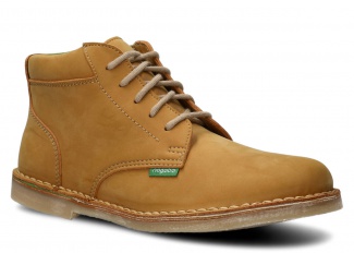 Pánske topánky NAGABA 076 žltá nubuk vegan