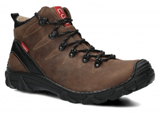 Pánske trekové topánky NAGABA 403 olivová crazy koža