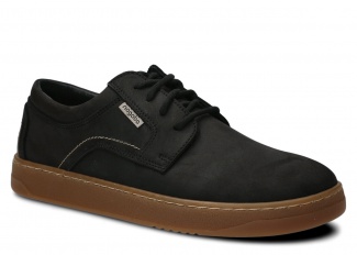 Široké pánske obuv NAGABA 476 čierna crazy koža