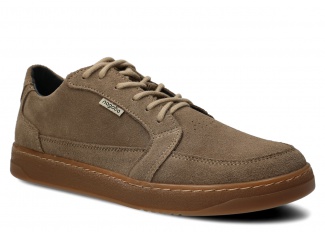 Široké pánske obuv NAGABA 480 béžová velúrové koža