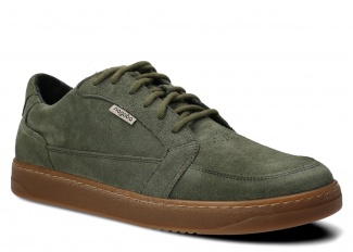 Široké pánske obuv NAGABA 480 khaki velúrové koža