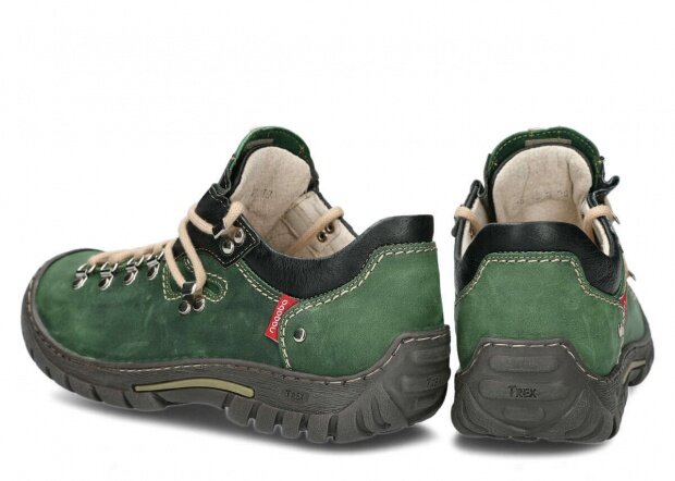 Trekové obuv NAGABA 055 zelená crazy koža