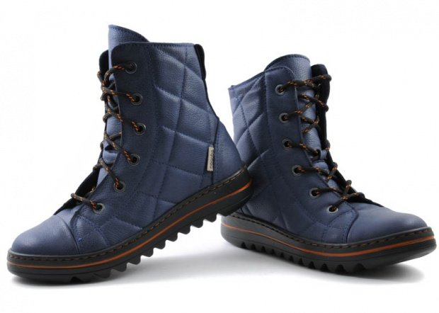Topánky NAGABA 328 modrá rustic koža