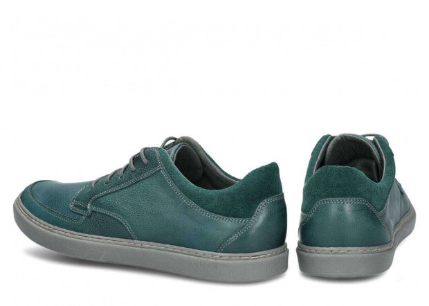 Pánske obuv NAGABA 437 zelená rustic koža