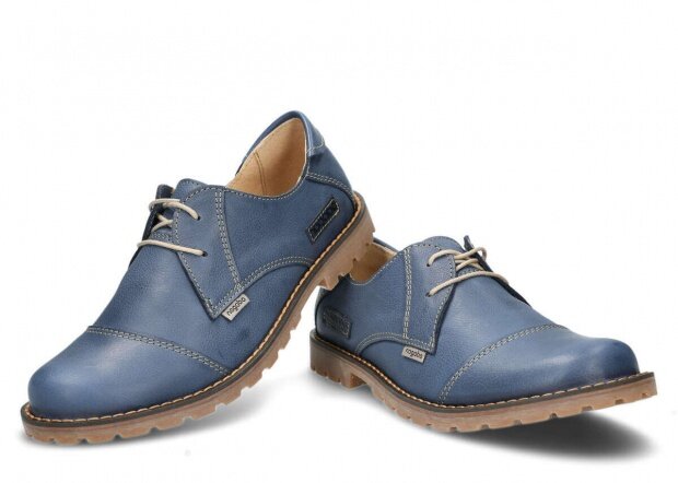 Pánske obuv NAGABA 415 modrá rustic koža