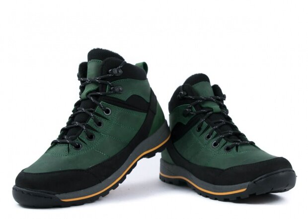 Topánky NAGABA 062 zelená crazy koža