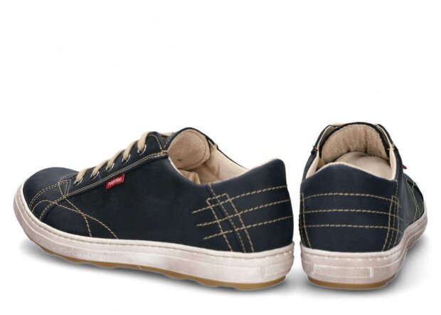 Pánske obuv NAGABA 410 modrá crazy koža