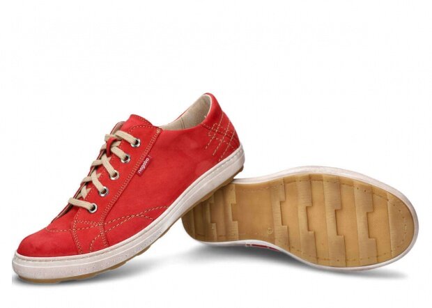Pánske obuv NAGABA 410 červená samuel koža