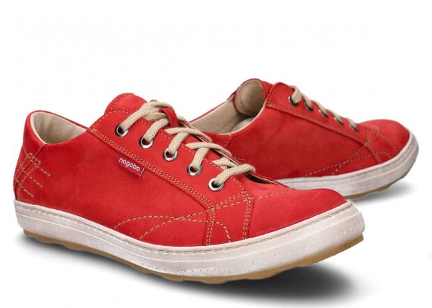 Pánske obuv NAGABA 410 červená samuel koža