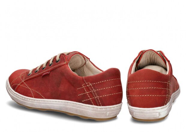 Pánske obuv NAGABA 410 červená crazy koža