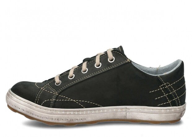 Pánske obuv NAGABA 410 čierna crazy koža