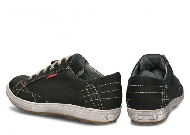 Pánske obuv NAGABA 410 čierna samuel koža