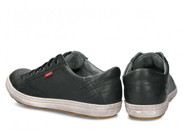 Pánske obuv NAGABA 410 čierna rustic koža