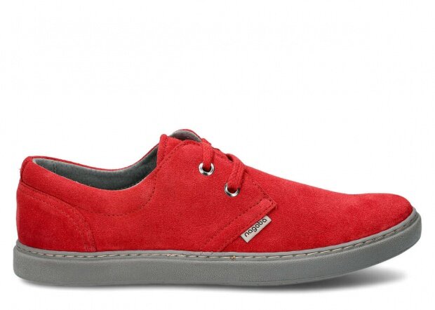 Pánske obuv NAGABA 424 červená velúrové koža