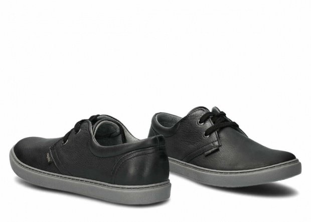 Pánske obuv NAGABA 424 čierna rustic koža