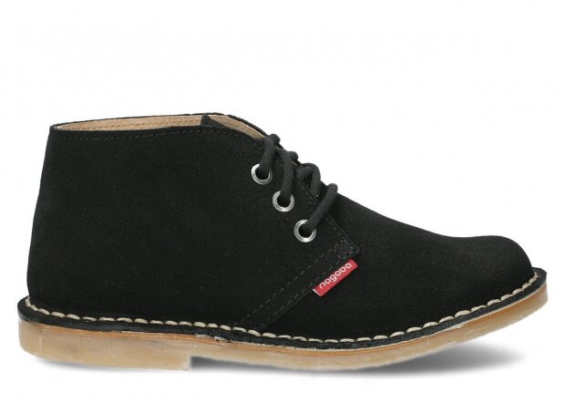 Topánky NAGABA 082 čierna velúrové koža