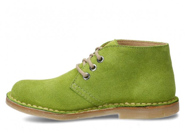 Topánky NAGABA 082 svetlá zelená velúrové koža