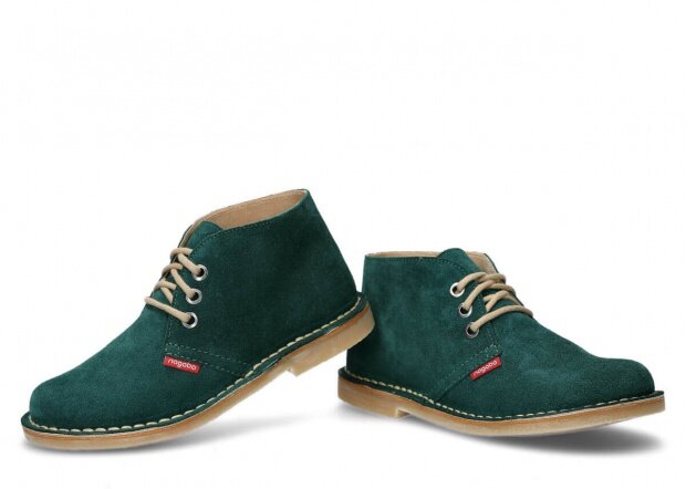 Topánky NAGABA 082 smaragdová velúrové koža