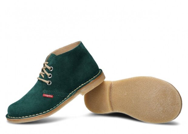 Topánky NAGABA 082 smaragdová velúrové koža
