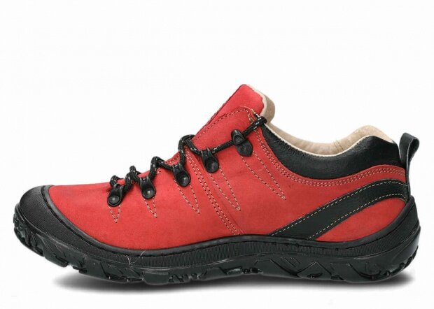 Trekové obuv NAGABA 241 červená crazy koža