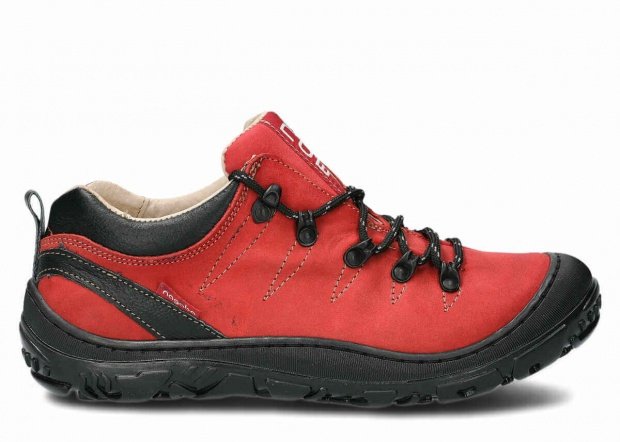 Trekové obuv NAGABA 241 červená crazy koža