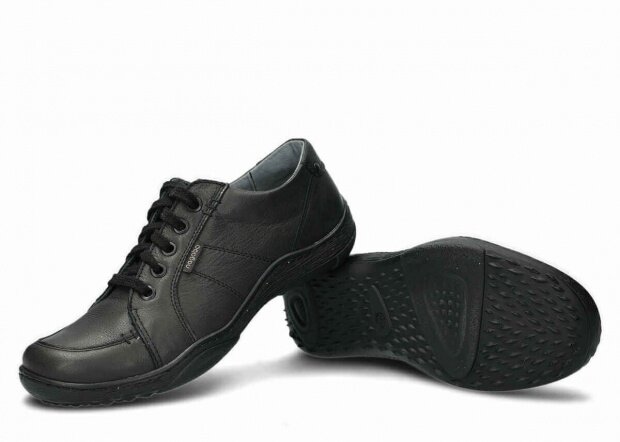 Pánske obuv NAGABA 406 čierna rustic koža
