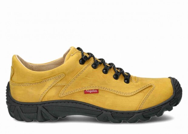 Pánske trekové obuv NAGABA 400 žltá crazy koža