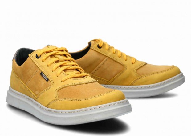 Pánske obuv NAGABA 438 žltá velúrové koža