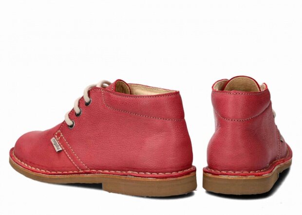 Topánky NAGABA 074 červená rustic koža