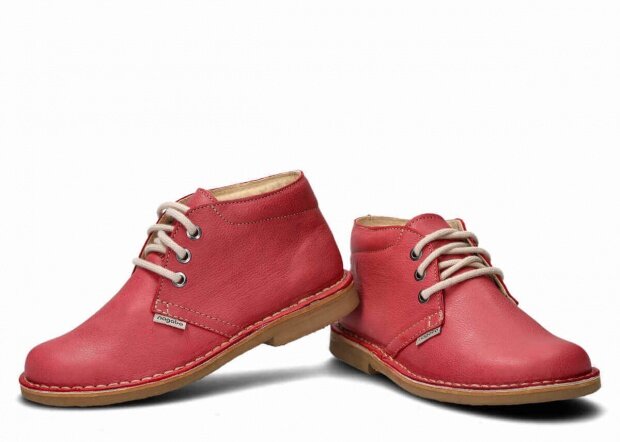 Pánske topánky NAGABA 075 červená rustic koža
